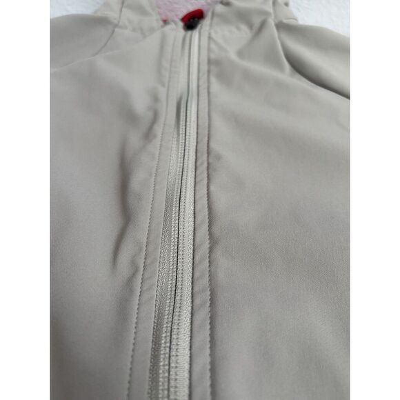 Pearl Izumi Women's Small Light Gray and Red Full Zip Soft Shell Cycling Jacket - Picture 8 of 16